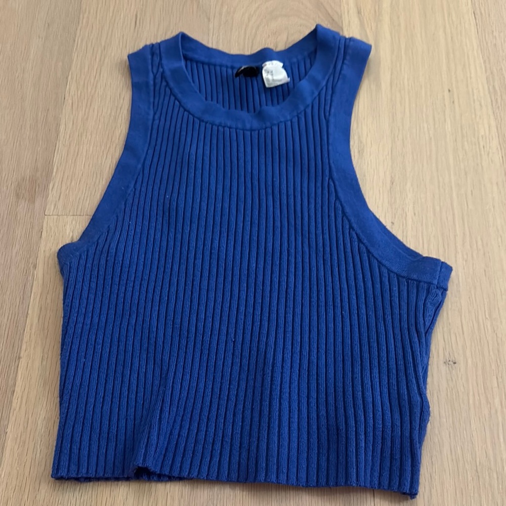 Blue tank top from H&M